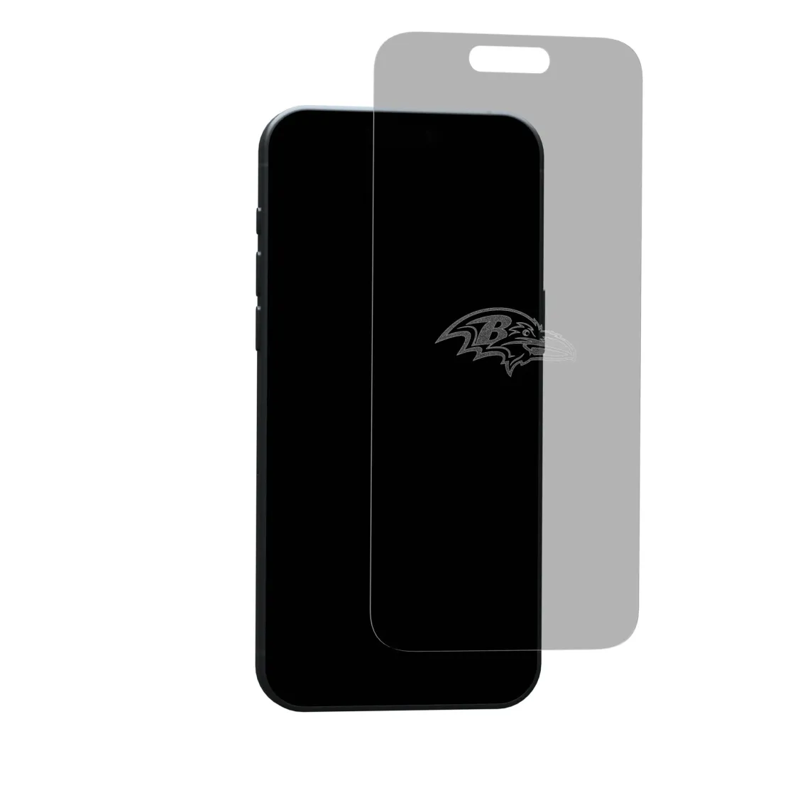 Custom Glass Baltimore Ravens - Custom Clear Glass Clearance