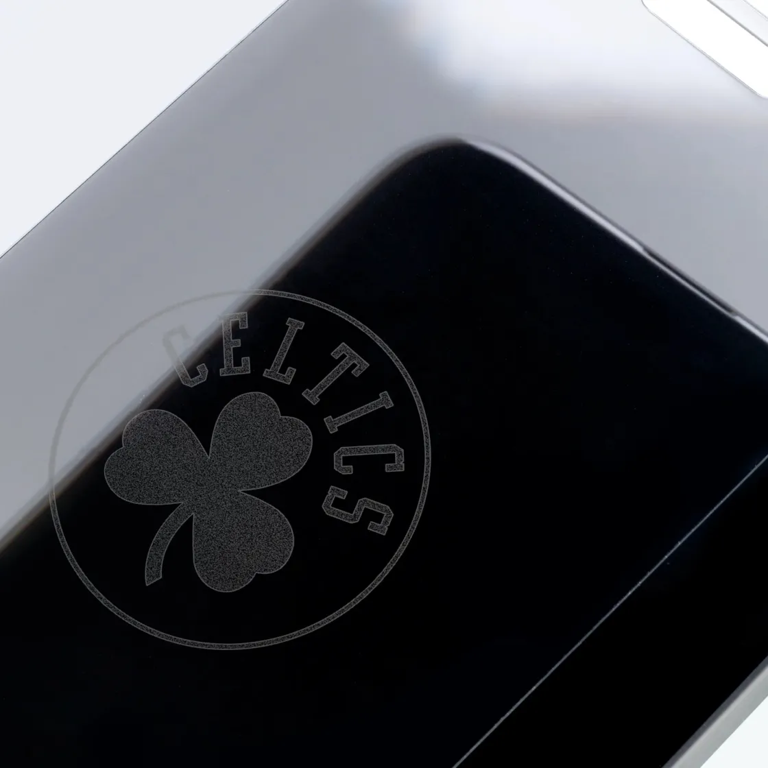 Custom Glass Boston Celtics - Custom Clear Glass Clearance