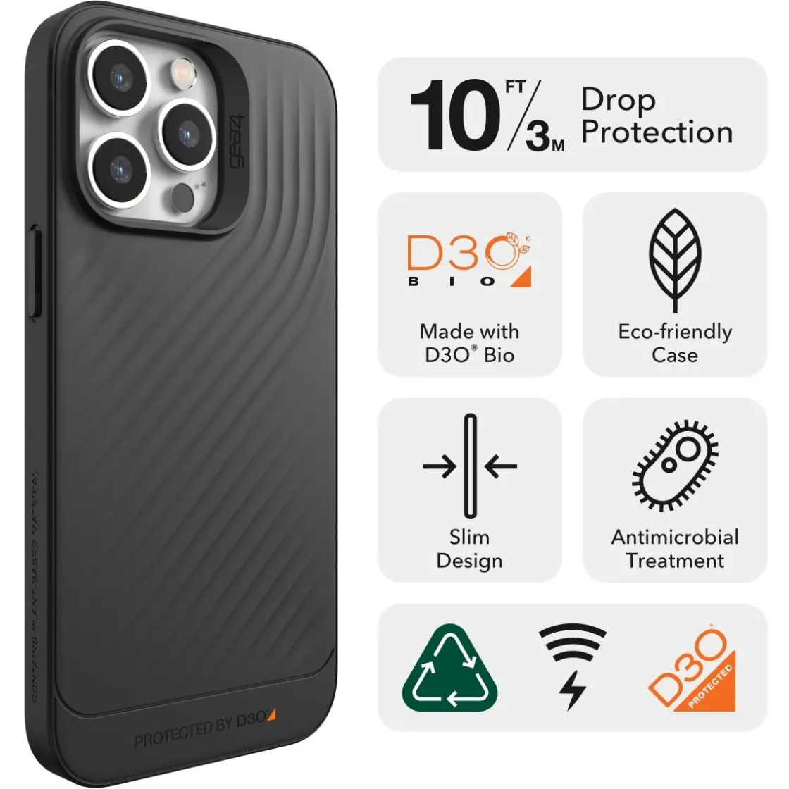 Gear4 Copenhagen Eco-Friendly Cell Phone Case Black Best